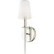 Witten 1 Light 4 inch Polished Nickel ADA ADA Wall Sconce Wall Light